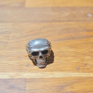 Silver Skull Ring